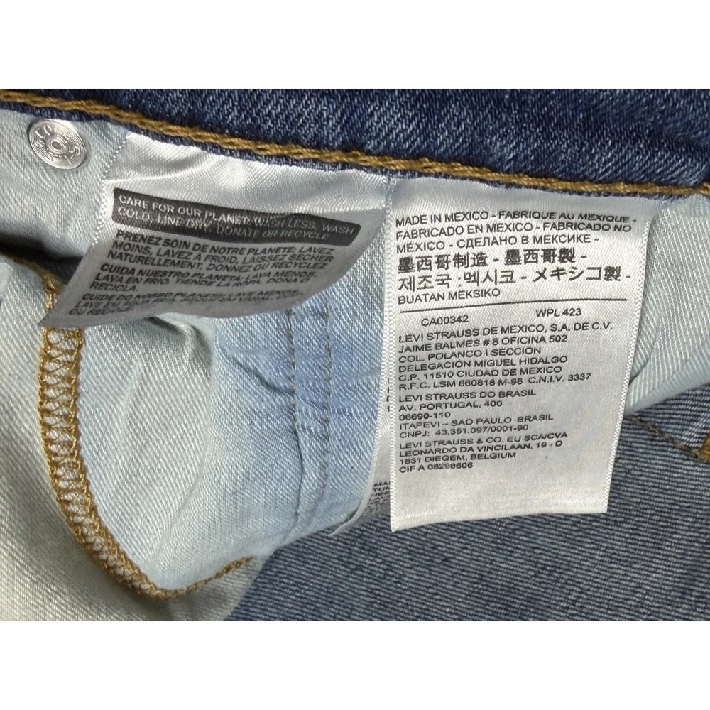 Levi's 559 Men's Blue Demin Jeans Relaxed Fit Straight‎ Leg Size 38 X 34